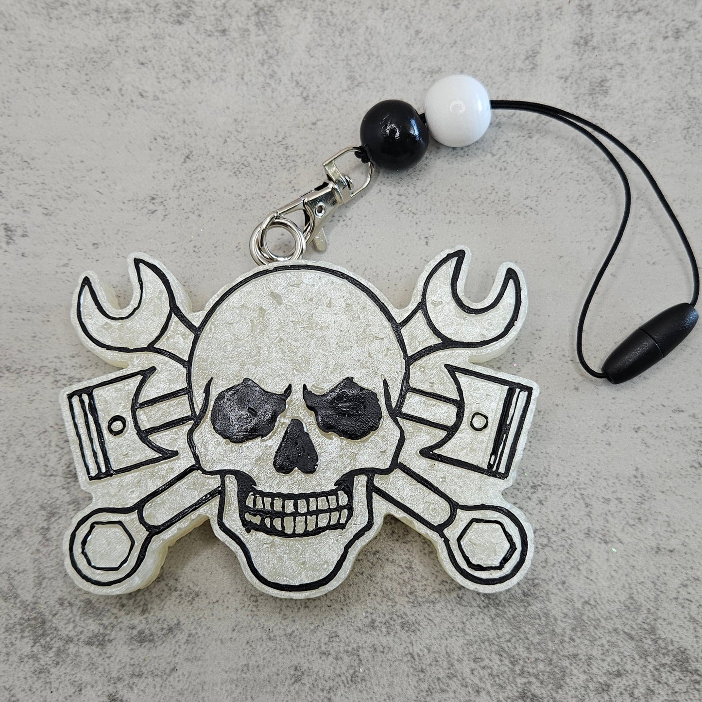 SKULL with TOOLS Car Freshie