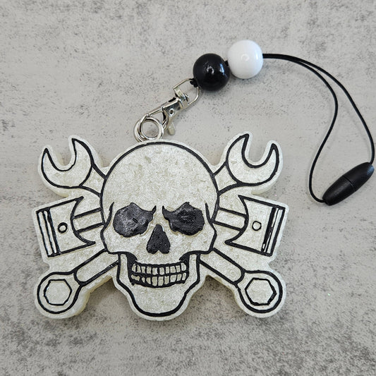 SKULL with TOOLS Car Freshie