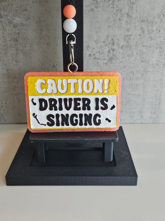 DRIVER IS SINGING Car Freshie