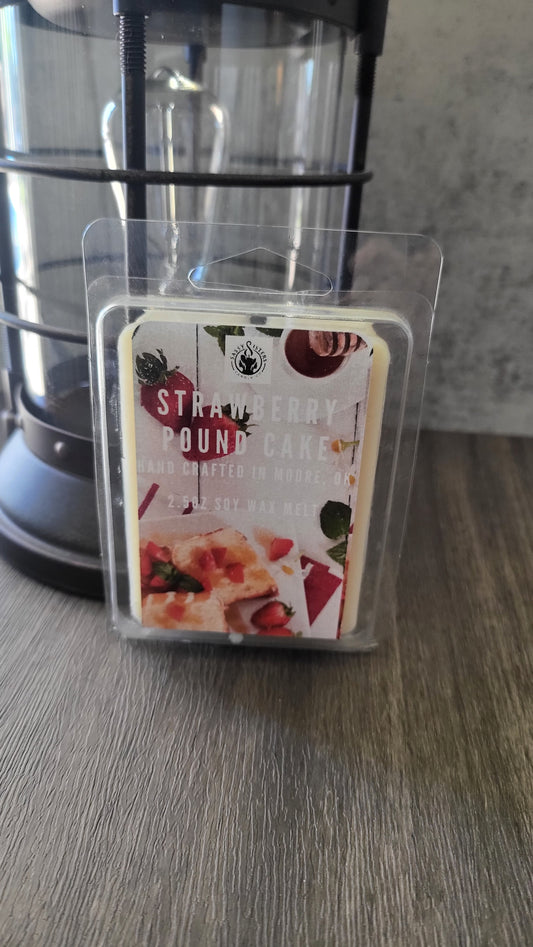 STRAWBERRY POUND CAKE Soy Wax Melt